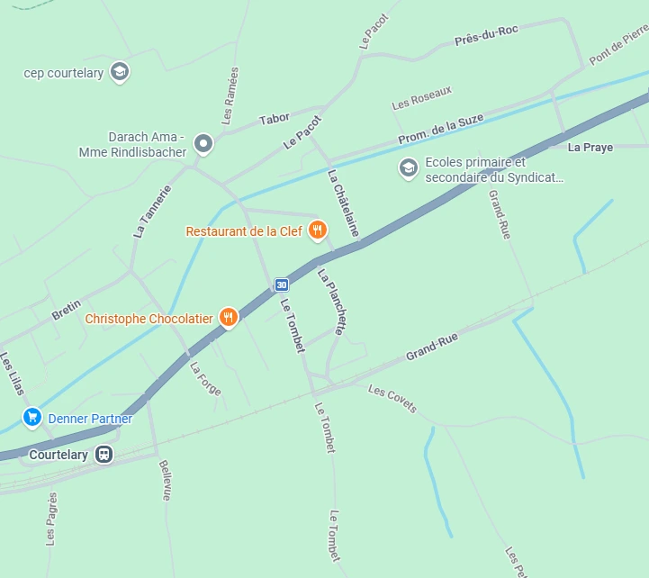 Plan de Courtelary Jura bernois
