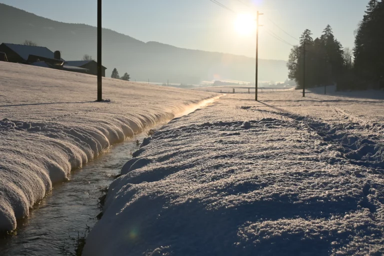 Balade en hiver, Courtelary, Jura bernois